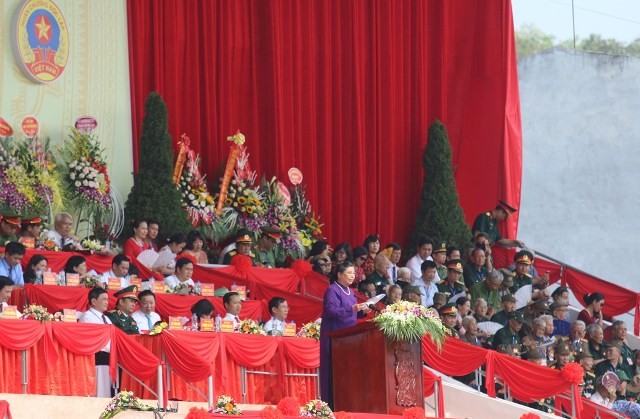 Lễ mitinh 65 năm chiến thắng Điện Biên - Tôn vinh những giá trị lịch sử - ảnh 1