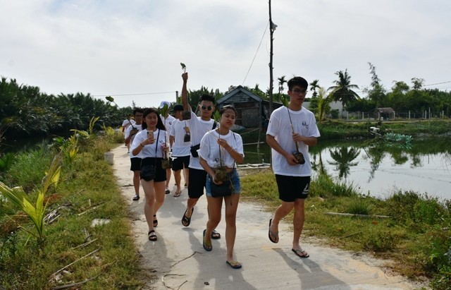 Thanh thiếu niên kiều bào trồng rừng ngập mặn bảo vệ môi trường tại Hội An - ảnh 8