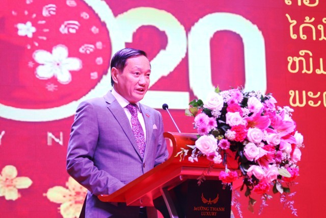 Đại sứ quán Việt Nam tổ chức Tiệc Hữu nghị Việt Nam-Lào 2020 - ảnh 2