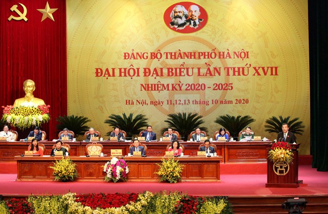 Khai mạc Đại hội Đại biểu lần thứ 17, Đảng bộ thành phố Hà Nội - ảnh 1