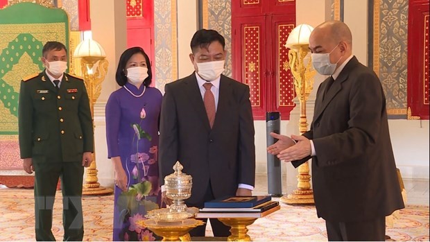 Quốc vương Norodom Sihamoni đánh giá quan hệ hợp tác toàn diện giữa Việt Nam và Campuchia  - ảnh 1