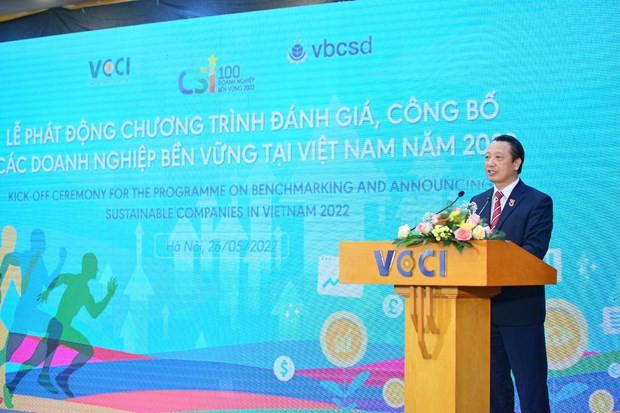 Phát động Chương trình đánh giá, công bố doanh nghiệp bền vững Việt Nam 2022 - ảnh 1