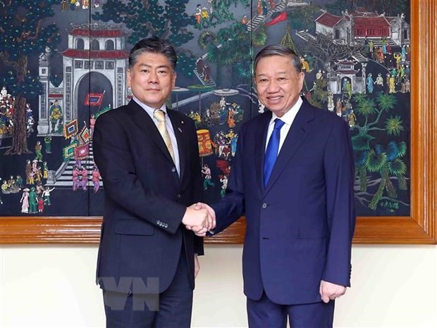 Đại tướng Tô Lâm tiếp Bộ trưởng Bộ Tư pháp Nhật Bản - ảnh 1