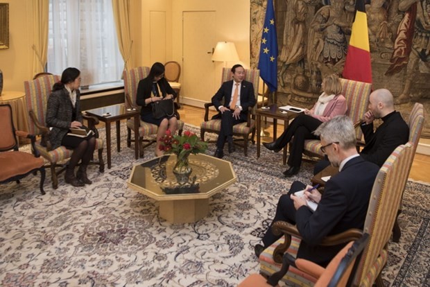 Chủ tịch Hạ viện Bỉ khẳng định ủng hộ tăng cường hợp tác với Việt Nam - ảnh 1