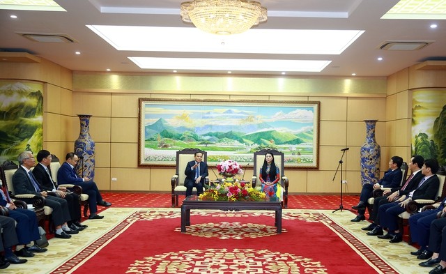 Phó Thủ tướng Trần Lưu Quang thăm và làm việc tại tỉnh Vĩnh Phúc - ảnh 1