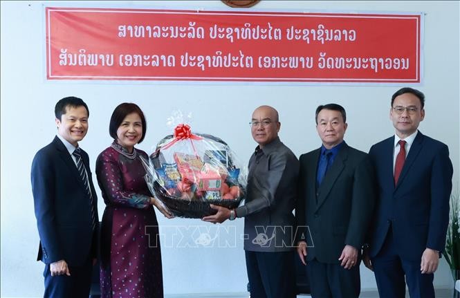 Thắt chặt tình hữu nghị giữa cơ quan ngoại giao Việt Nam và Lào - ảnh 1