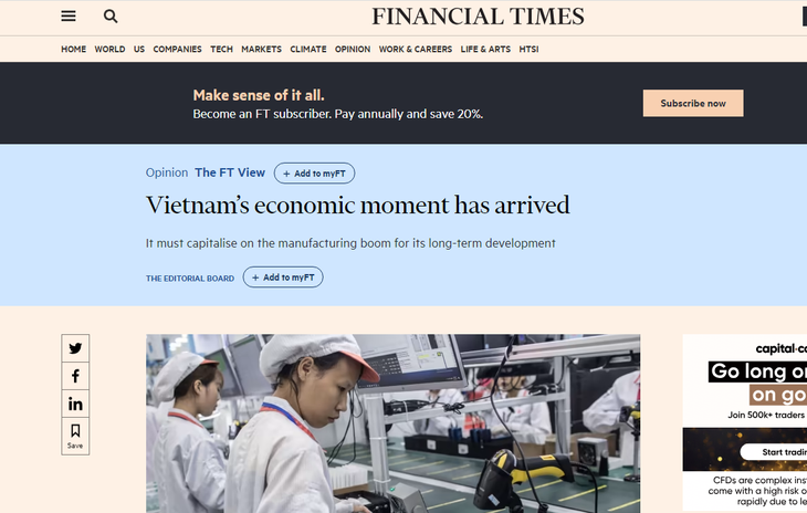 Thời khắc kinh tế Việt Nam chuyển mình đã tới - ảnh 1