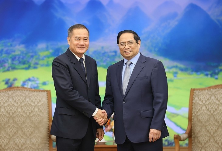 Thủ tướng Phạm Minh Chính: Thông tấn xã Việt Nam và KPL tăng cường hợp tác, hỗ trợ nhau đào tạo nguồn nhân lực - ảnh 1