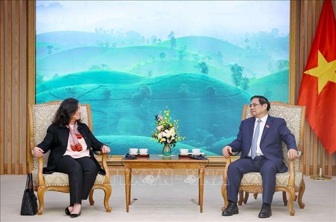 Thủ tướng Phạm Minh Chính: Chính phủ Việt Nam luôn coi WB và IFC là đối tác phát triển rất quan trọng - ảnh 1