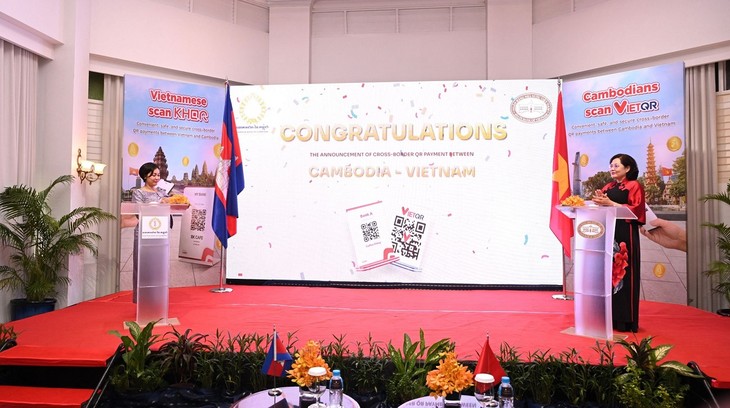 Ra mắt hệ thống thanh toán mã QR xuyên biên giới Việt Nam - Campuchia - ảnh 1