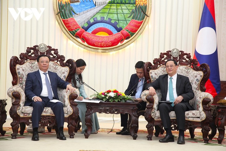 Lãnh đạo Lào đánh giá cao quan hệ hợp tác giữa Thủ đô Hà Nội và thủ đô Vientiane - ảnh 2
