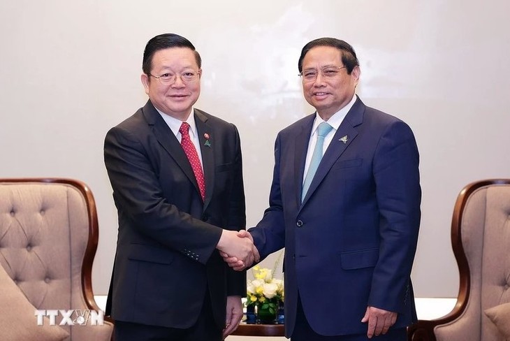 Thủ tướng Chính phủ Phạm Minh Chính tiếp Tổng Thư ký ASEAN Kao Kim Hourn - ảnh 1