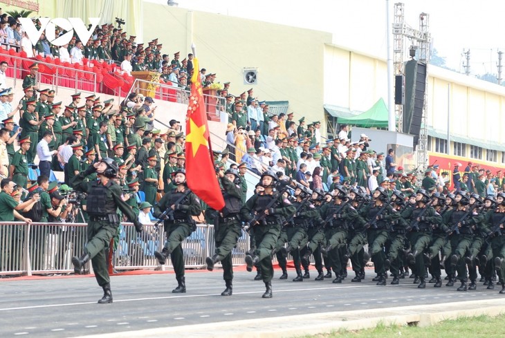 Sẵn sàng cho lễ diễu binh, diễu hành kỷ niệm 70 năm chiến thắng Điện Biên Phủ - ảnh 1