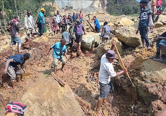 Điện thăm hỏi về sạt lở đất tại Papua New Guinea - ảnh 1