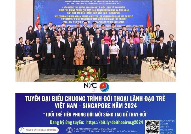 Đối thoại lãnh đạo trẻ Việt Nam - Singapore năm 2024 - ảnh 1
