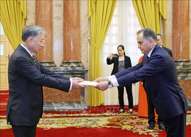 Chủ tịch nước Tô Lâm tiếp Đại sứ các nước trình Quốc thư - ảnh 3