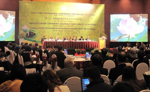 Konferensi ke-31 FAO kawasan Asia- Pasifik diresmikan di kota Hanoi - ảnh 1