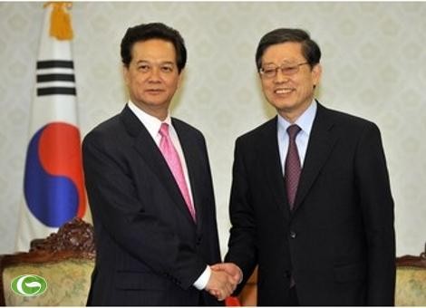 PM Vietnam Nguyen Tan Dung mengakhiri kunjungan-nya di Republik Korea - ảnh 1