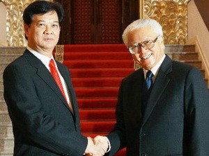 PM Nguyen Tan Dung menerima Presiden Singapura Tony Tan Keng Yam - ảnh 1