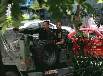 Thailand memperkuat keamanan sebelum berlangsung demonstrasi dari faksi baju merah - ảnh 1