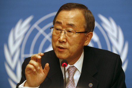 Sekjen PBB menentang solusi militer bagi krisis di Suriah - ảnh 1