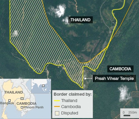 Kamboja, Thailand sepakat memecahakan secara damai sengeketa perbatasan - ảnh 1