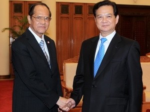 PM Nguyen Tan Dung menerima delegasi Komite Pemberantasan Korupsi Nasional Thailand - ảnh 1