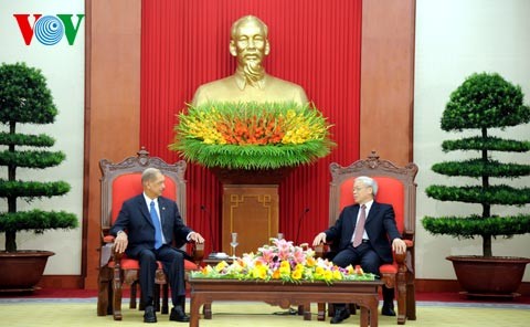 Presiden Republik Seychelles mengakhiri dengan baik kunjungan resmi di Vietnam - ảnh 1