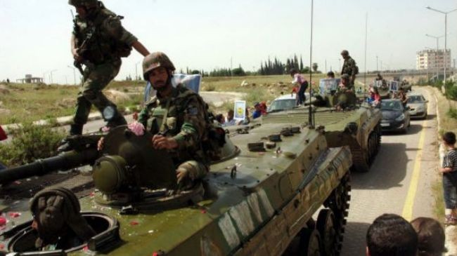 Tentara Suriah menduduki kembali posisi kunci di peluaran Damaskus - ảnh 1