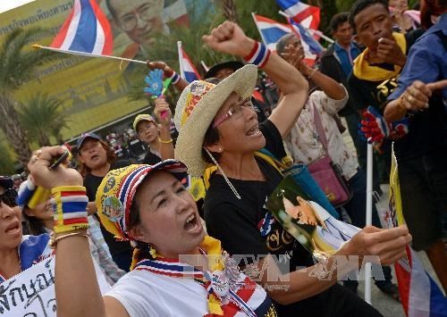 Faksi oposisi di Thailand mempersiapkan demonstrasi besar pada akhir pekan - ảnh 1
