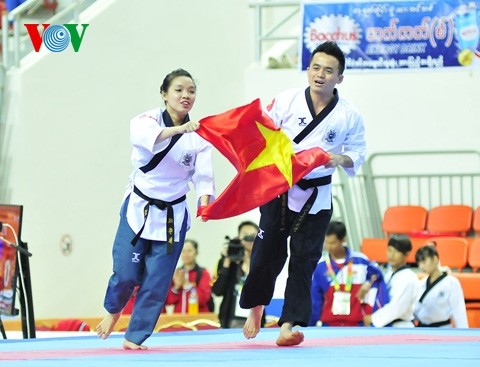 Detik emas kotingen Olahraga Vietnam dalam SEAGAMES 27 - ảnh 6