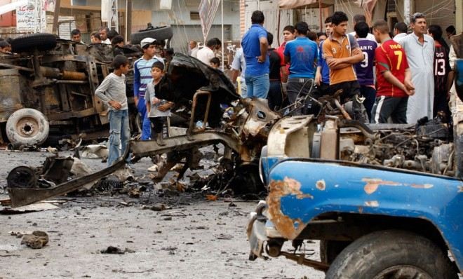 Serangan bom berangkai di Irak menimbulkan lebih dari 100 korban - ảnh 1