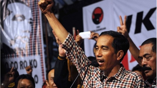 Presiden terpilih Indonesia melakukan jajak pendapat rakyat tentang kabinet baru - ảnh 1
