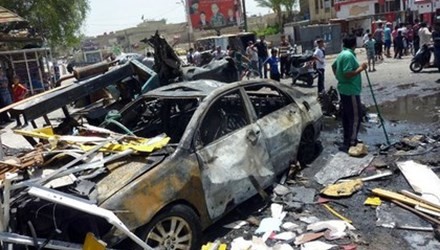 Serangan bom di ibukota Baghdad menimbulkan puluhan korban - ảnh 1