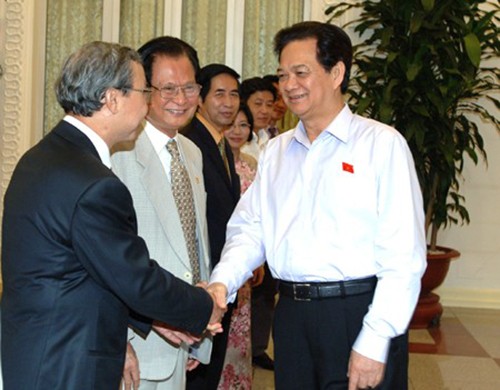 PM VN Nguyen Tan Dung menerima pimpinan Asosiasi Perancangan Pengembangan Perkotaan Vietnam - ảnh 1