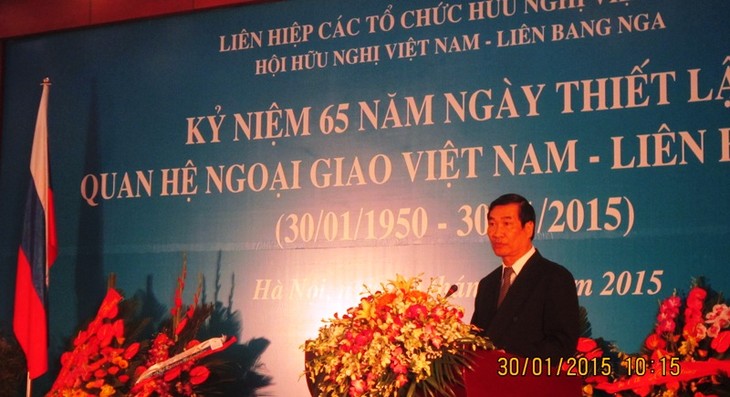 Memperingati ultah ke-65 penggalangan hubungan diplomatik Vietnam-Rusia - ảnh 1