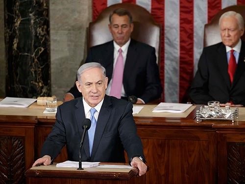 Opini umum yang bertentangan di sekitar  pidato PM Israel - ảnh 1