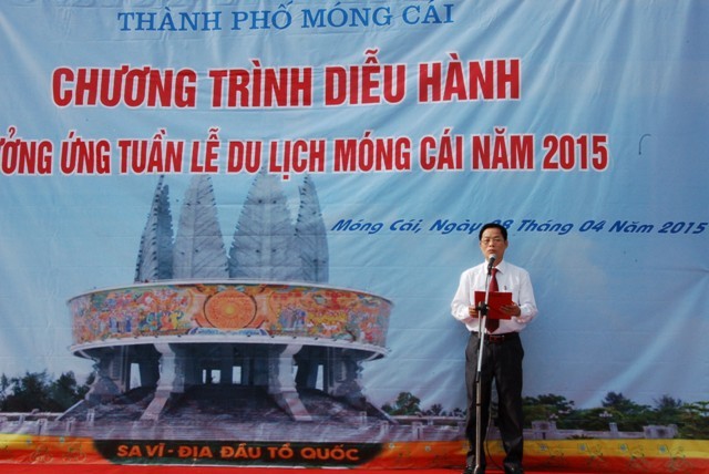 Pembukaan Pekan pariwisata koridor Mong Cai- propinsi Quang Ninh - ảnh 1