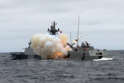 Republik Korea melakukan latihan peluru sungguhan di lepas laut sebelah Timur - ảnh 1