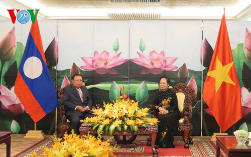 Vietnam dan Laos memperkuat hubungan persahabatan tradisional, solidaritas istimewa  - ảnh 1