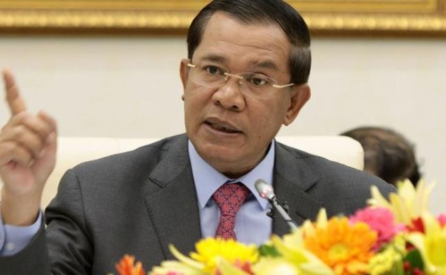 PM Kamboja memperingatkan akan bersikal keras terhadap pengancam bahwa Pemerintah menggunakan peta perbatasan palsu - ảnh 1