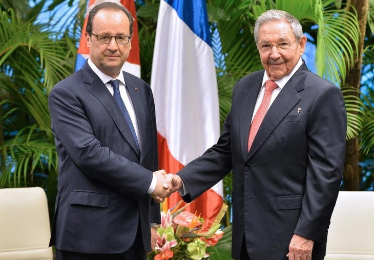 Presiden Kuba, Raul Castro melakukan kunjungan di Perancis - ảnh 1