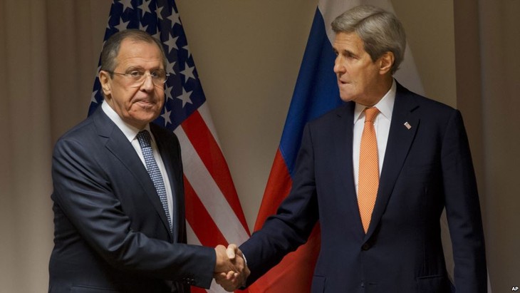 Menlu Rusia dan AS berbahas tentang perintah gencatan senjata di Suriah - ảnh 1