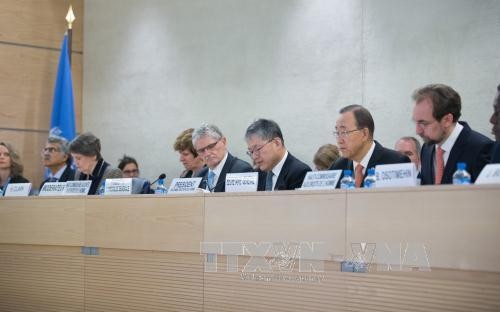Vietnam menegaskan dialog dan kerjasama memberikan suksesnya Dewan HAM PBB - ảnh 1