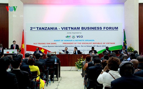 Aktivitas Presiden Truong Tan Sang dalam kunjungan kenegaraan di Republik Persatuan Tanzania - ảnh 2