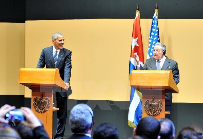 Presiden AS mengakhiri kunjungan resmi di Kuba - ảnh 1