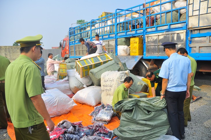 Vietnam-Laos memperkuat menghadapi perdagangan ilegal sumber daya alam - ảnh 1