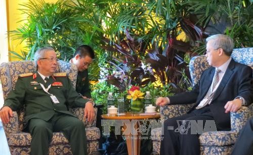 Deputi Menteri Pertahanan Vietnam, Nguyen Chi Vinh menghadiri Dialog Shangri La - ảnh 1