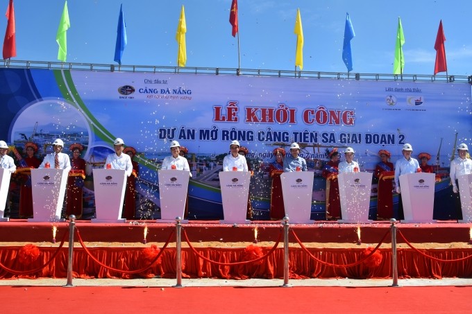 Da Nang memulai pembangunan Proyek memperluas pelabuhan Tien Sa - ảnh 1