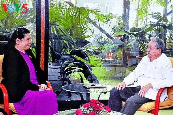 Wakil Ketua MN Tong Thi Phong mengakhiri dengan baik kunjungan resminya di Kuba - ảnh 1